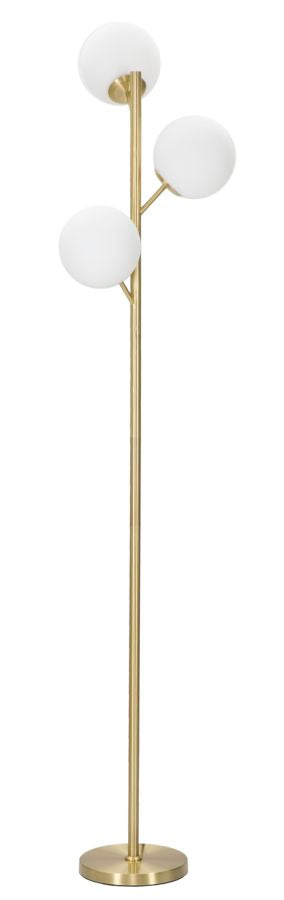 Stehlampe Glamy Gold Weiß 190 cm – Stehleuchte