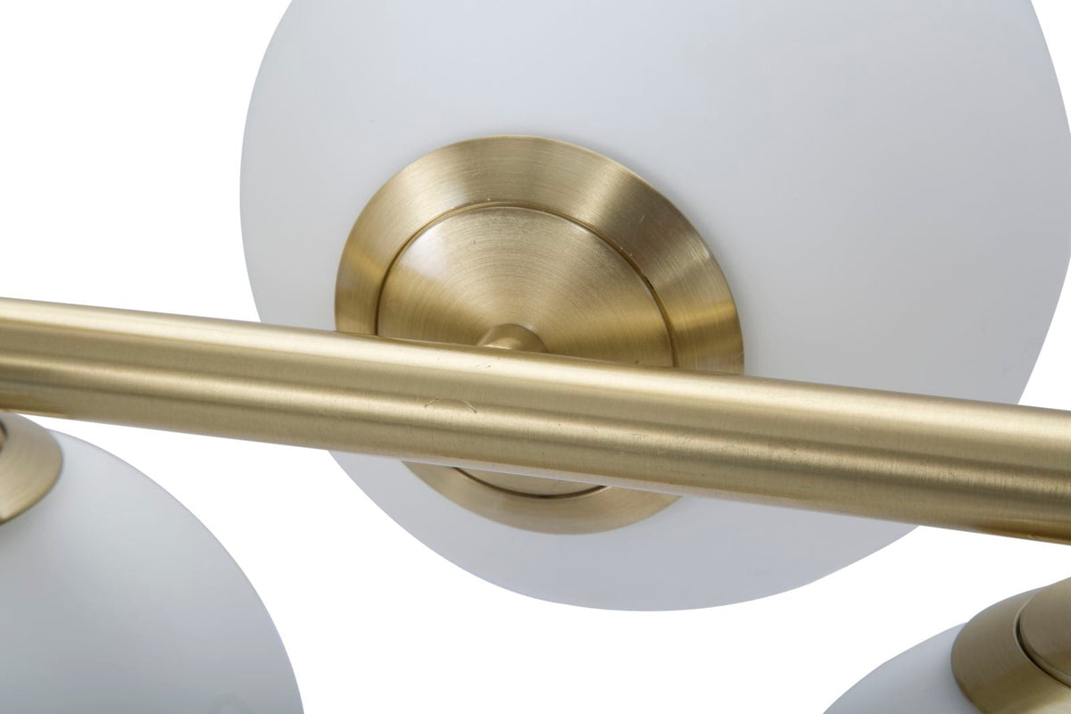 Deckenleuchte Glamy Gold Weiß 74 cm – Deckenlampe