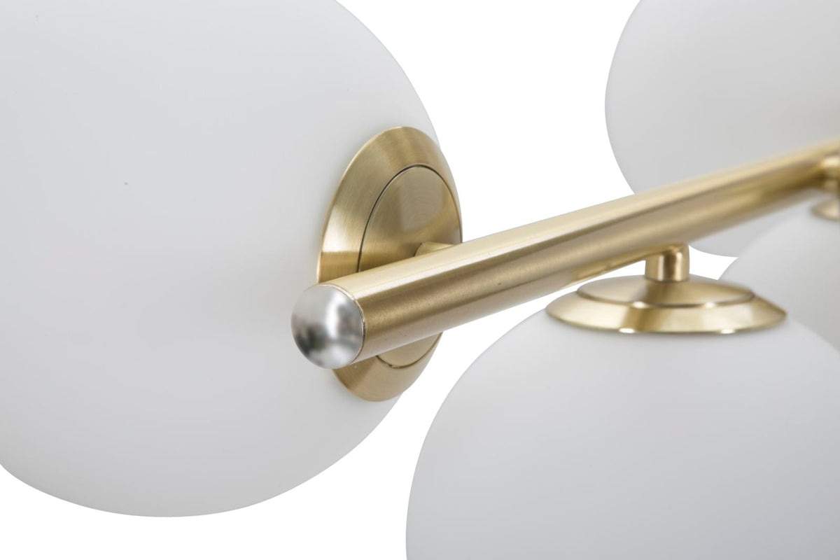 Deckenleuchte Glamy Gold Weiß 74 cm – Deckenlampe