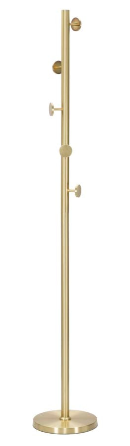 Wandgarderobe Glamy Gold 190 cm – Hakenleiste