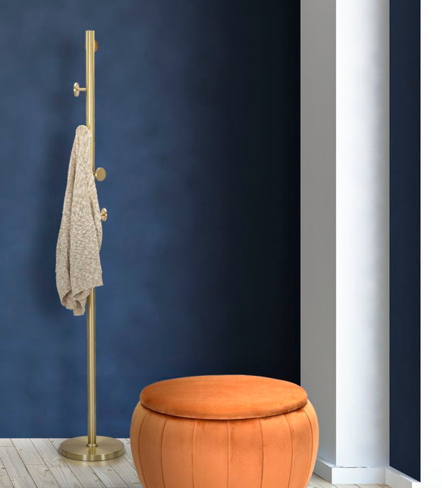 Wandgarderobe Glamy Gold 190 cm – Hakenleiste