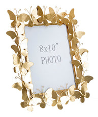 Bilderrahmen Schmetterling Gold Metall Groß – Fotorahmen Deko
