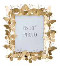 Bilderrahmen Schmetterling Gold Metall Groß – Fotorahmen Deko