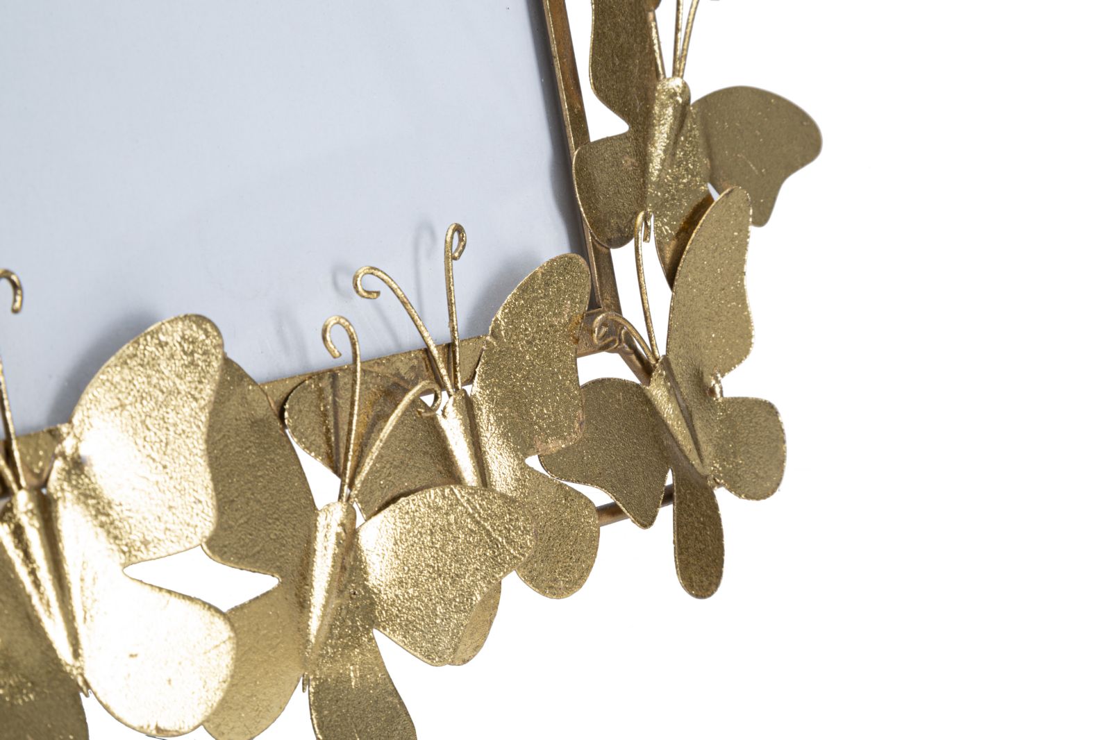 Bilderrahmen Schmetterling Gold Metall Groß – Fotorahmen Deko