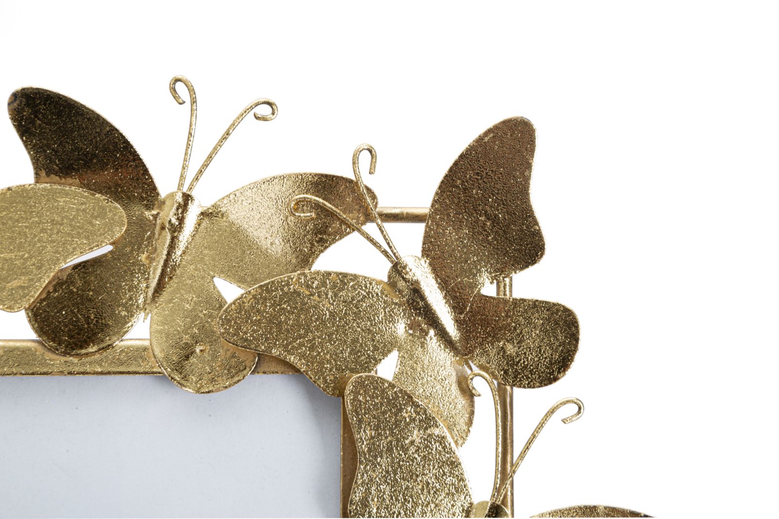 Bilderrahmen Schmetterling Gold Metall Groß – Fotorahmen Deko