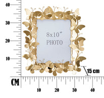 Bilderrahmen Schmetterling Gold Metall Groß – Fotorahmen Deko