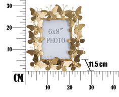Bilderrahmen Schmetterling Gold Metall Klein – Fotorahmen Deko