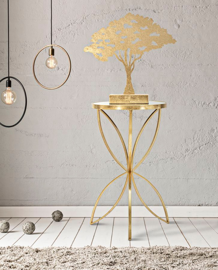 Blumenständer Schmetterling Gold Silber 60 cm – Pflanzenständer