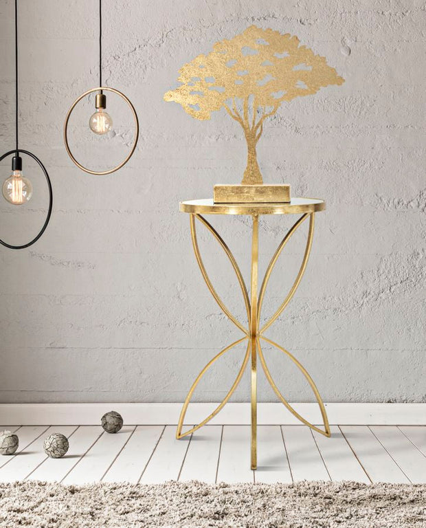 Blumenständer Schmetterling Gold Silber 60 cm – Pflanzenständer