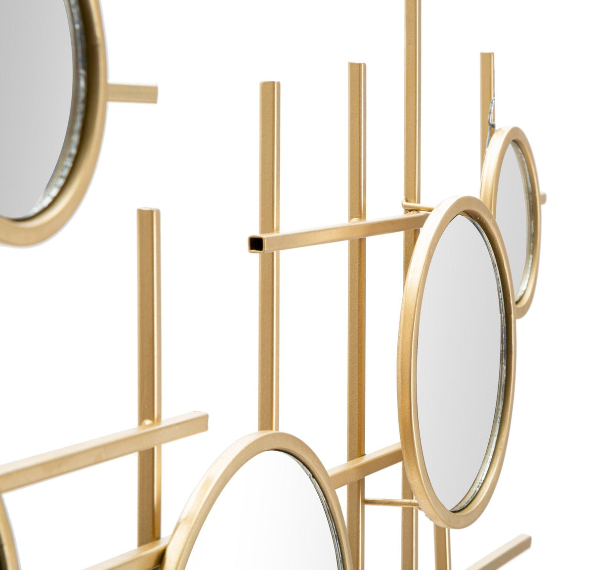Spiegel Rund Gloxy Gold 61 cm