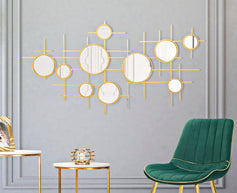 Spiegel Rund Gloxy Gold 61 cm