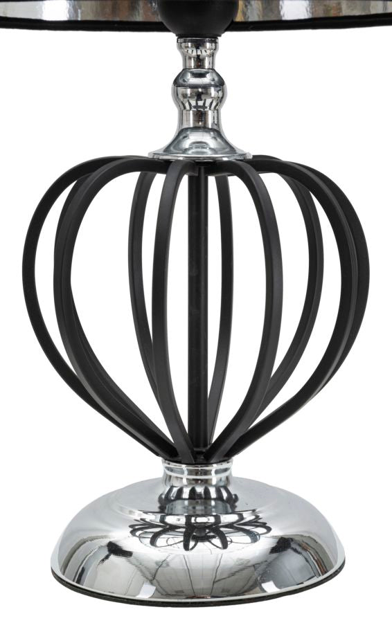 Tischlampe Darky Silber 44,5 cm – Tischleuchte