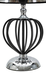 Tischlampe Darky Silber 44,5 cm – Tischleuchte