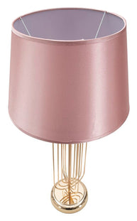 Tischlampe Krista Gold Rosa 64 cm – Tischleuchte