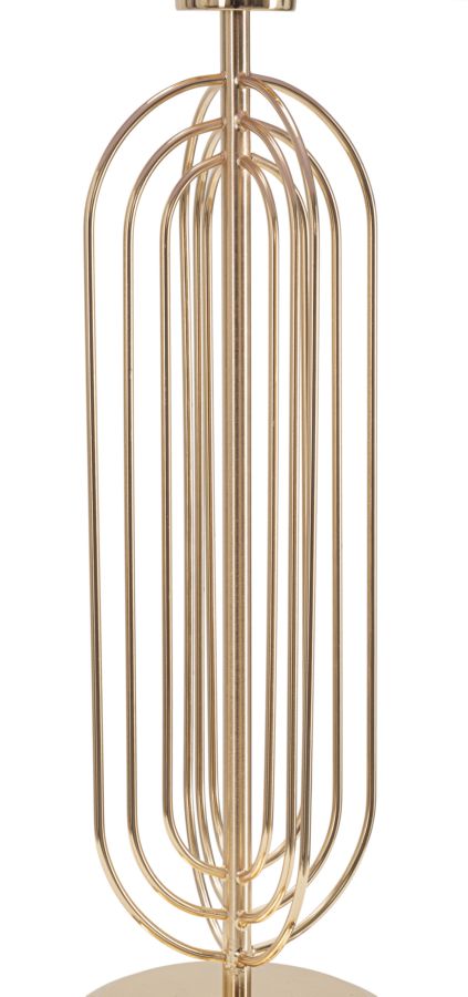 Tischlampe Krista Gold Rosa 64 cm – Tischleuchte