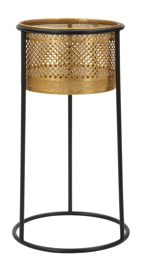 Blumenständer Simply Gold Schwarz – Pflanzenständer Deko