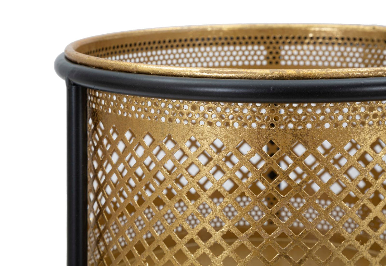 Blumenständer Simply Gold Schwarz – Pflanzenständer Deko