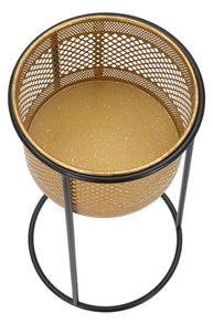 Blumenständer Simply Gold Schwarz – Pflanzenständer Deko