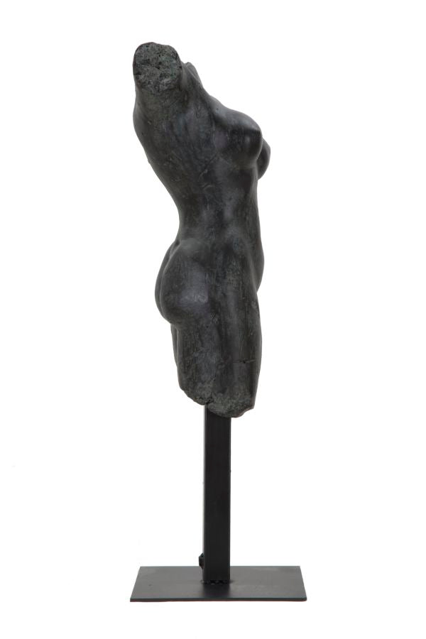 Griechische Statue Dekofigur Frau Schwarz – Büste Deko