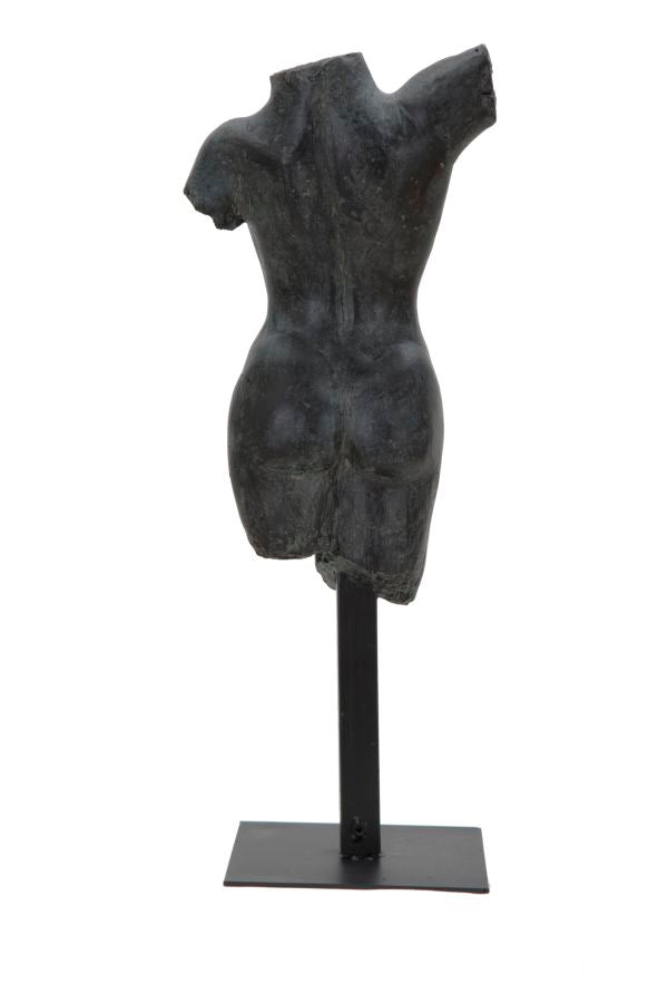 Griechische Statue Dekofigur Frau Schwarz – Büste Deko