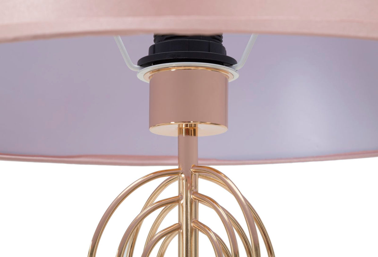 Stehlampe Ovy Gold Rosa 168,5 cm – Stehleuchte