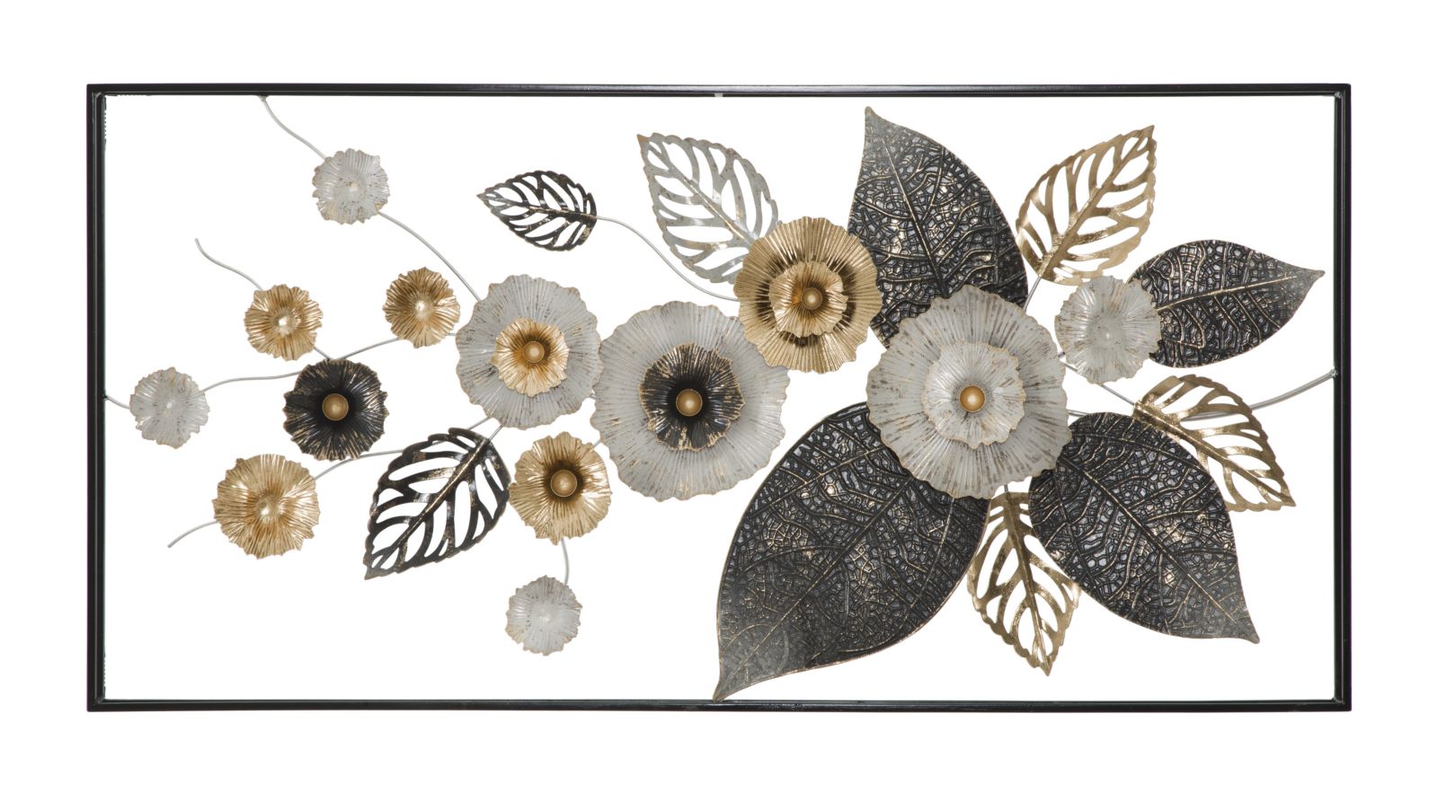 Wandpaneel Blumen Bunt 59 cm – Wanddeko