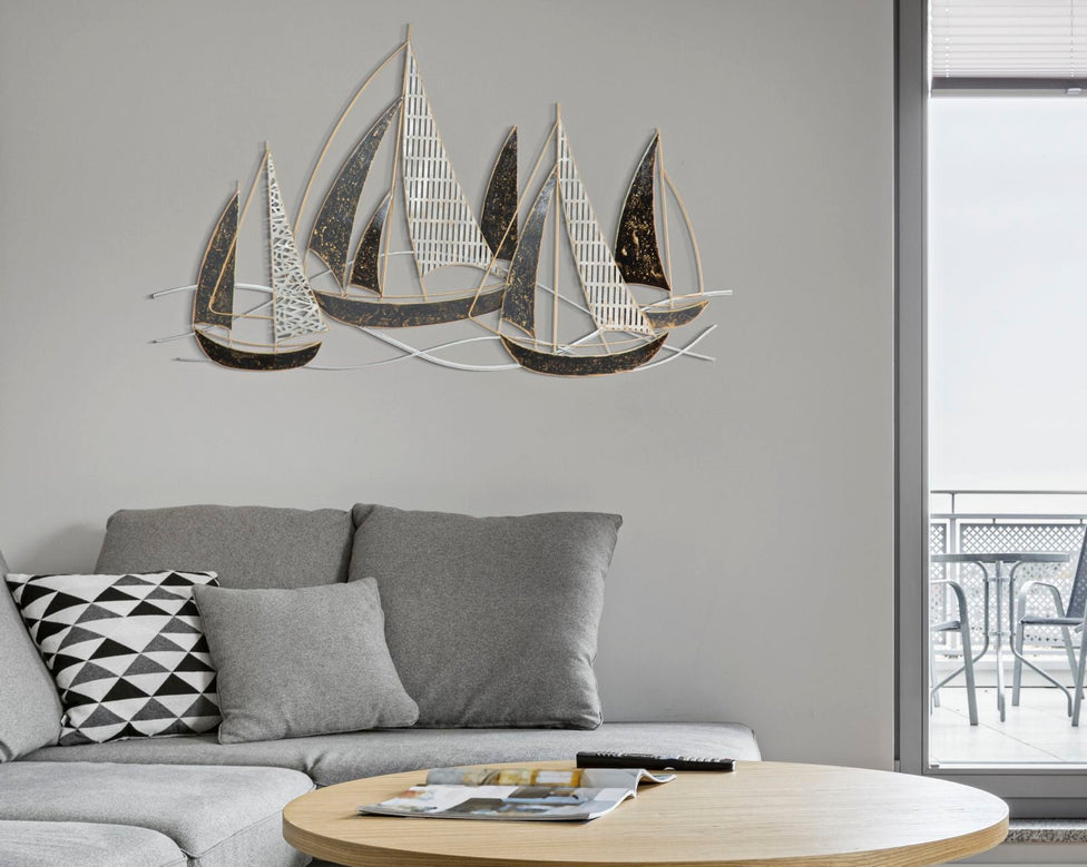 Wandpaneel Segelschiff Bunt 55,9 cm – Wanddeko