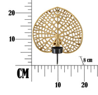 Wandkerzenhalter Lotus Gold Schwarz – Kerzenhalter Wand