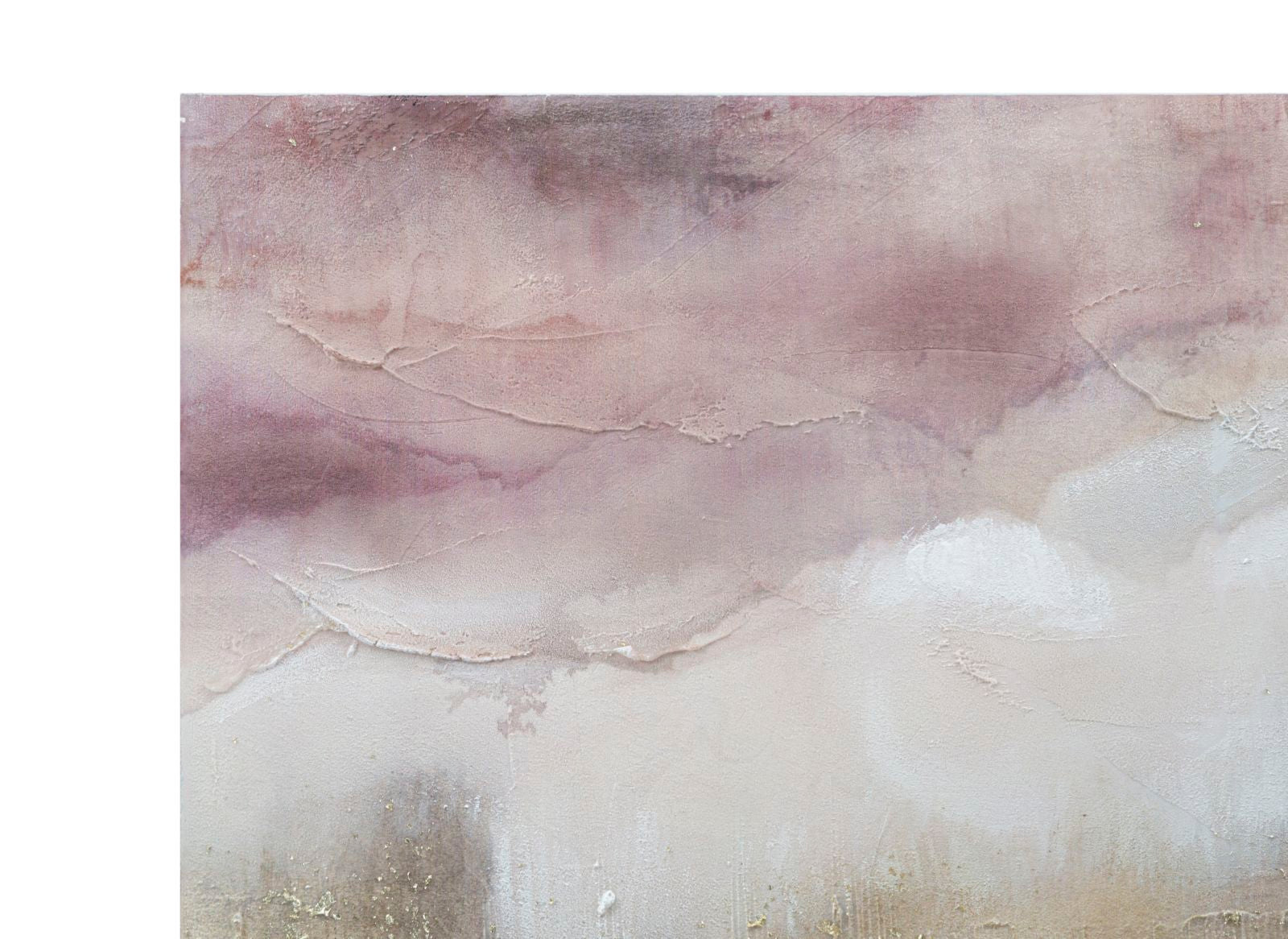 Wandbild Impression Rosa 60 cm – Leinwandbild Deko