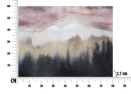 Wandbild Impression Rosa 60 cm – Leinwandbild Deko