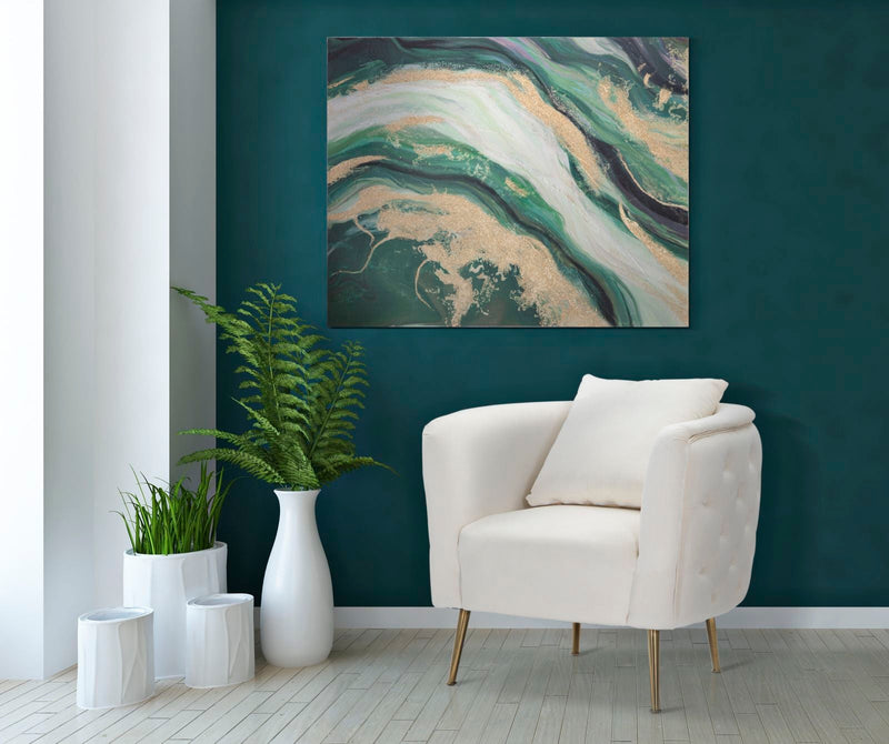 Wandbild Dschungel 100 cm – Leinwandbild Deko