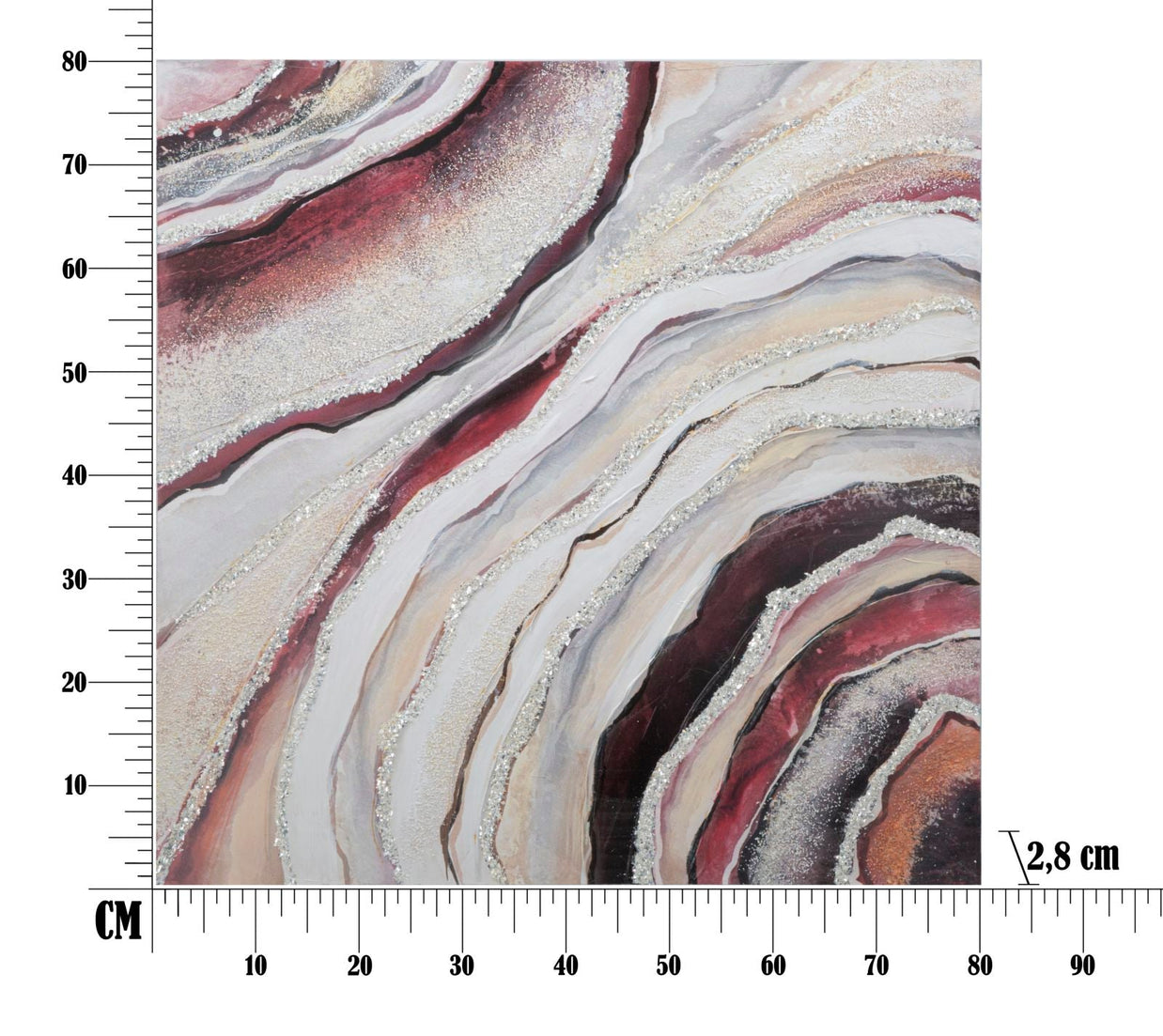 Wandbild Redy 80 cm – Leinwandbild Deko