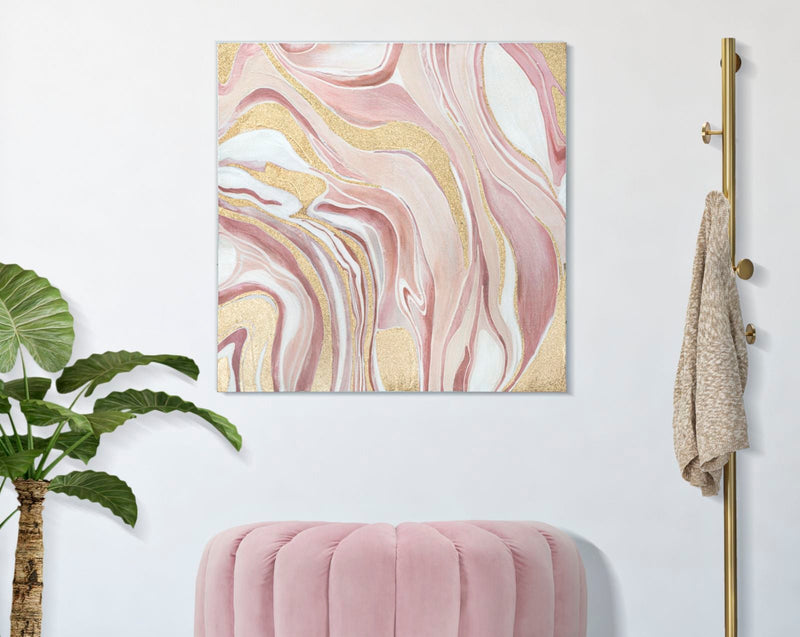 Wandbild Pinkly 80 cm – Leinwandbild Deko