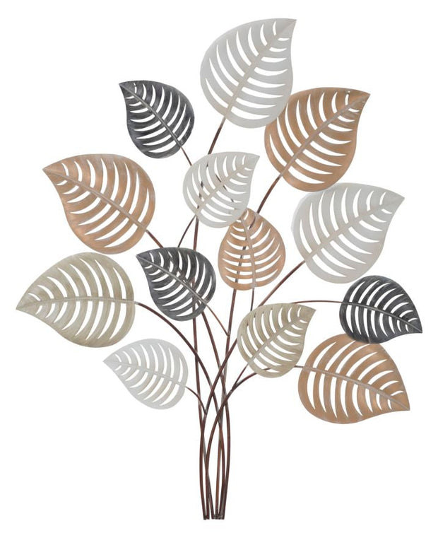 Wandpaneel Blätter Bunt 100 cm – Wanddeko