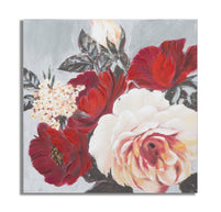 Wandbild Blume Floral 90 cm – Leinwandbild Deko