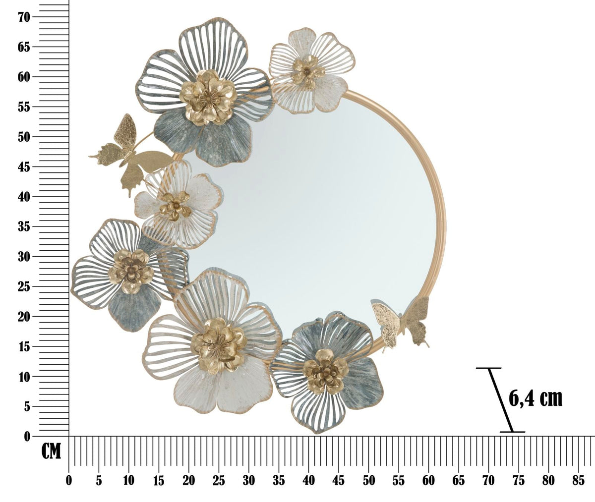 Wandspiegel Amy Bunt 70,5 cm