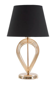 Tischlampe Maxt Gold Schwarz 53,5 cm – Tischleuchte
