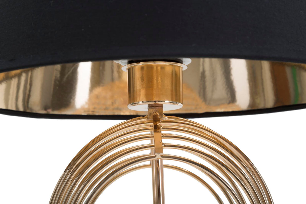 Tischlampe Maxt Gold Schwarz 53,5 cm – Tischleuchte