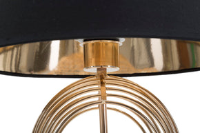 Tischlampe Maxt Gold Schwarz 53,5 cm – Tischleuchte