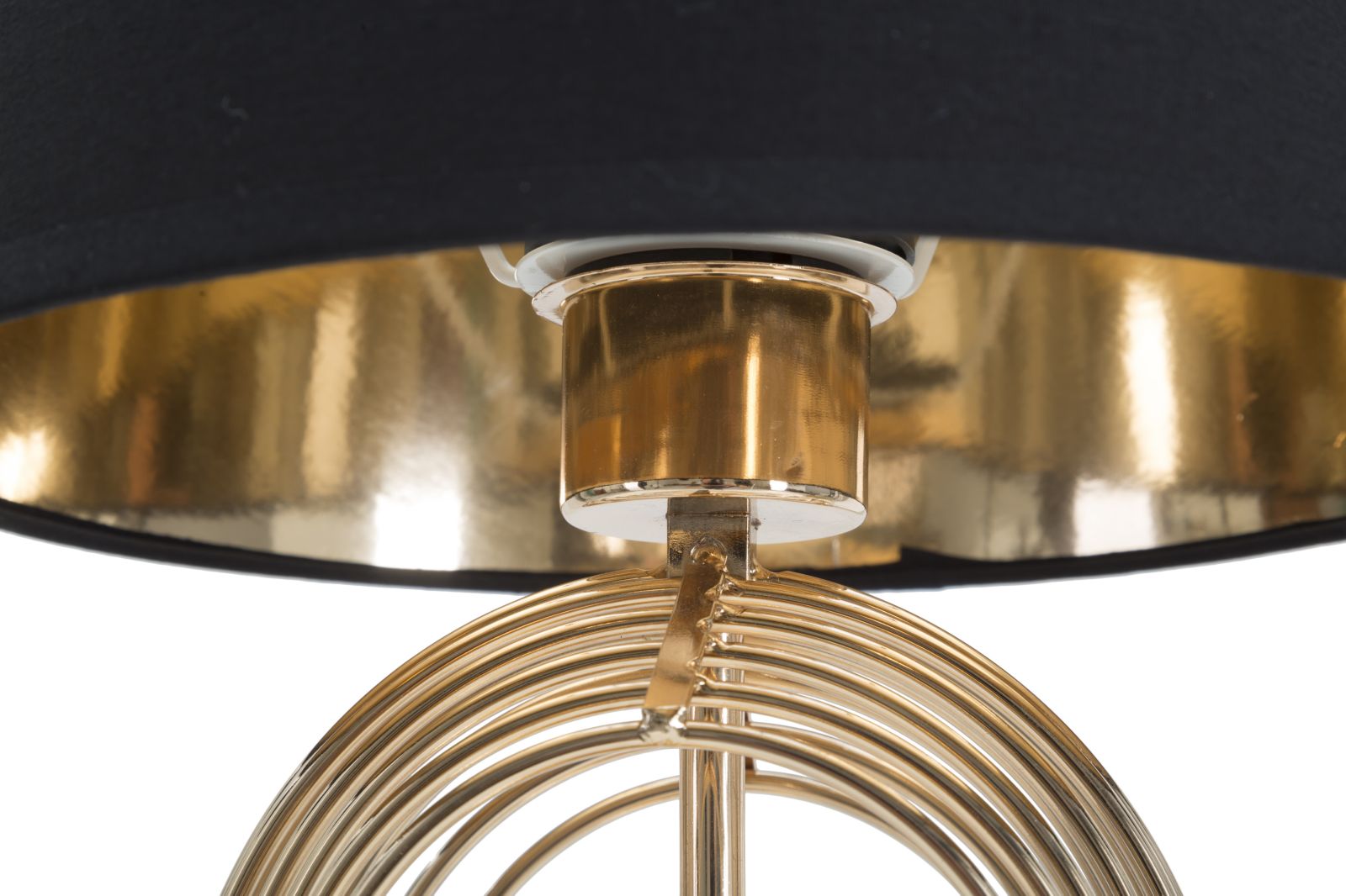 Tischlampe Maxt Gold Schwarz 44 cm – Tischleuchte