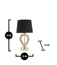 Tischlampe Maxt Gold Schwarz 44 cm – Tischleuchte