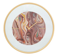 Wanduhr Spiegel Bunt 60 cm – Wanduhr