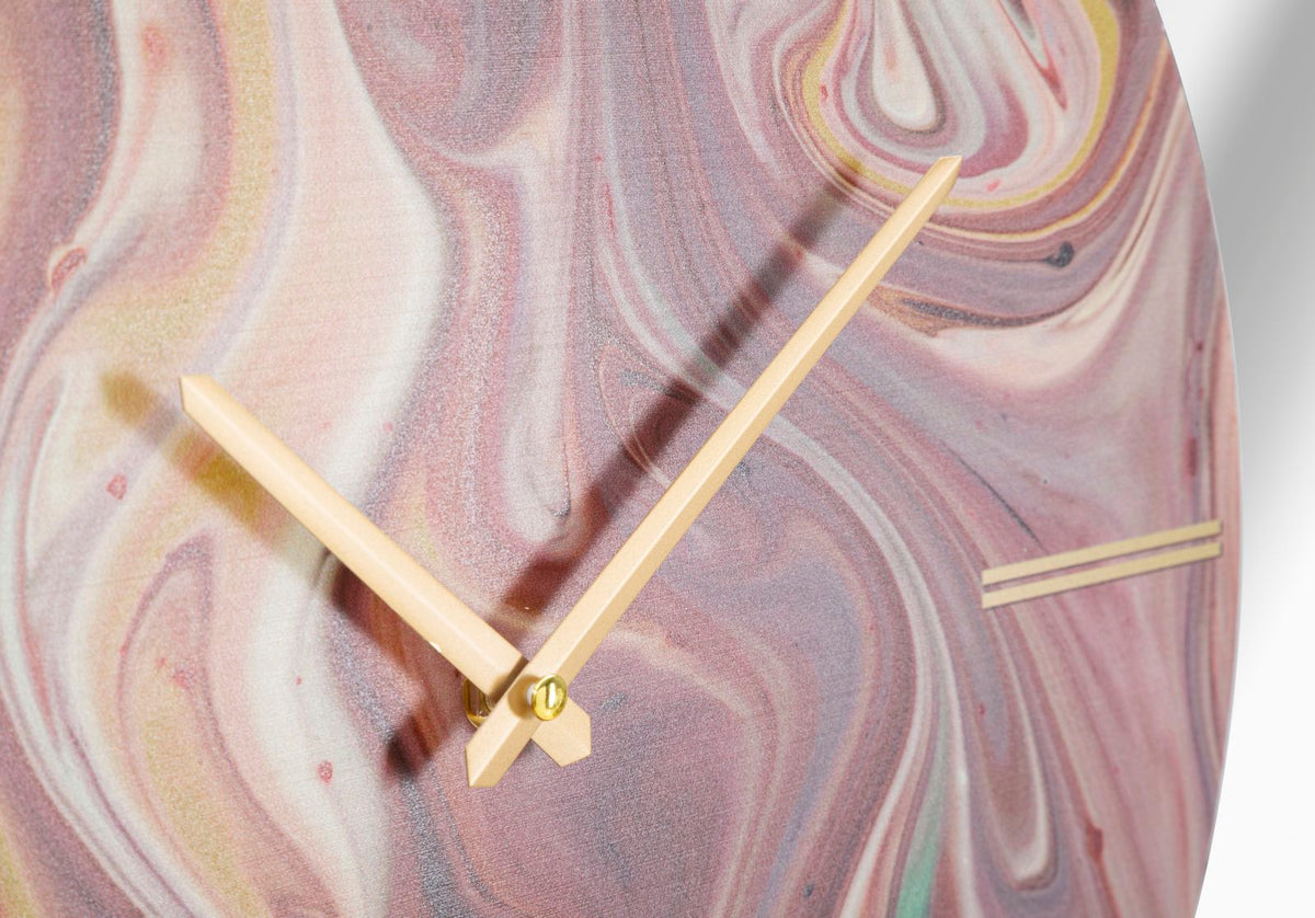 Wanduhr Spiegel Bunt 60 cm – Wanduhr