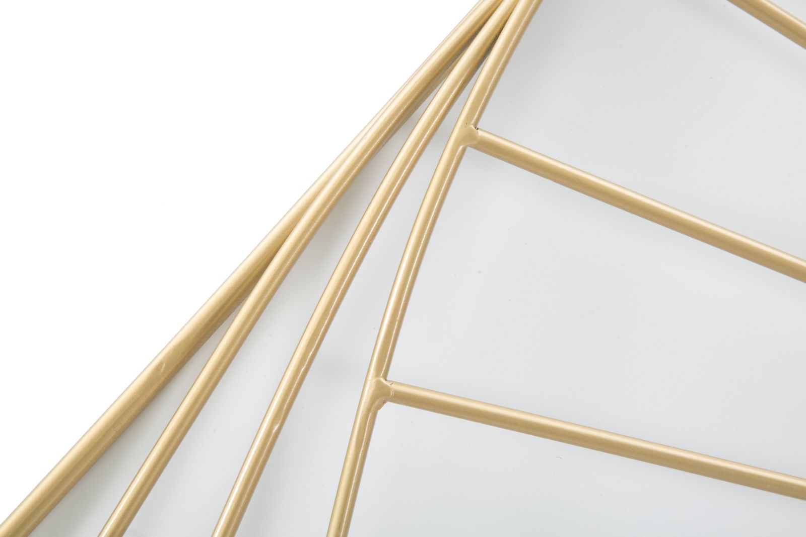 Wanduhr Geometrisch Gold 85 cm – Uhr Wohnzimmer