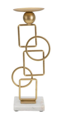 Kerzenständer Marie Gold Marmor – Kerzenhalter Deko