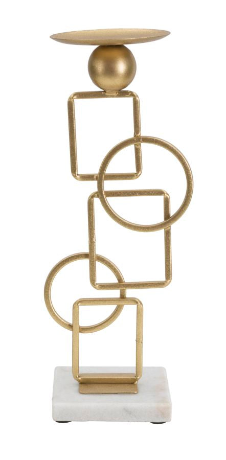 Kerzenständer Marie Gold Marmor – Kerzenhalter Deko
