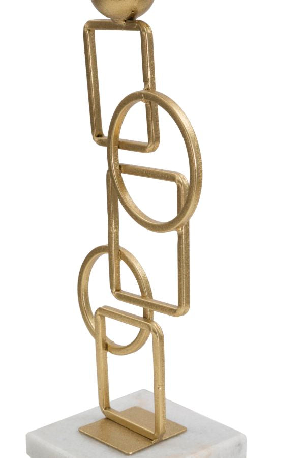 Kerzenständer Marie Gold Marmor – Kerzenhalter Deko