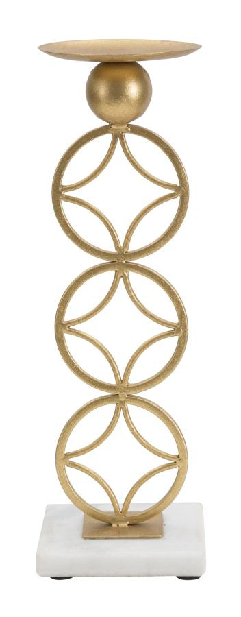 Kerzenständer Stern Gold Marmor – Kerzenhalter Deko