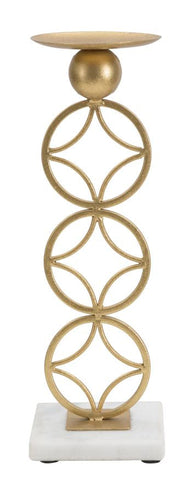 Kerzenständer Stern Gold Marmor – Kerzenhalter Deko