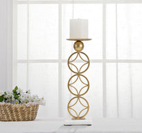 Kerzenständer Stern Gold Marmor – Kerzenhalter Deko